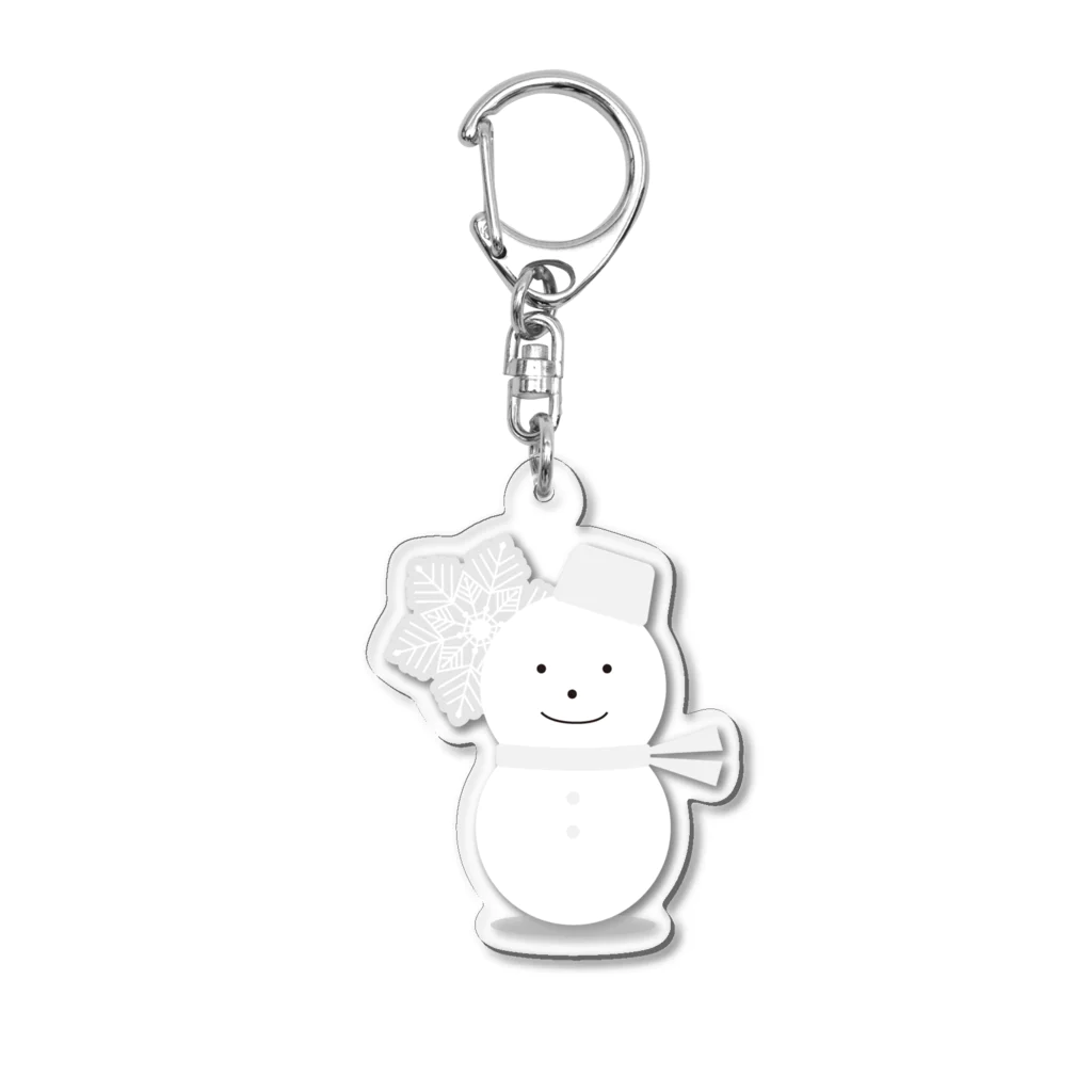 HonNeのゆきだるマン（白） Acrylic Key Chain