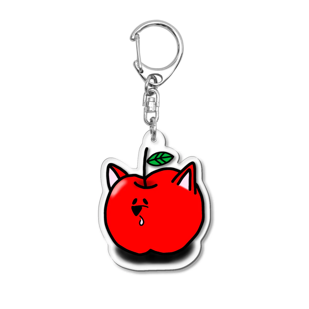 パイナップルという犬のパイナップルという犬　りんご Acrylic Key Chain