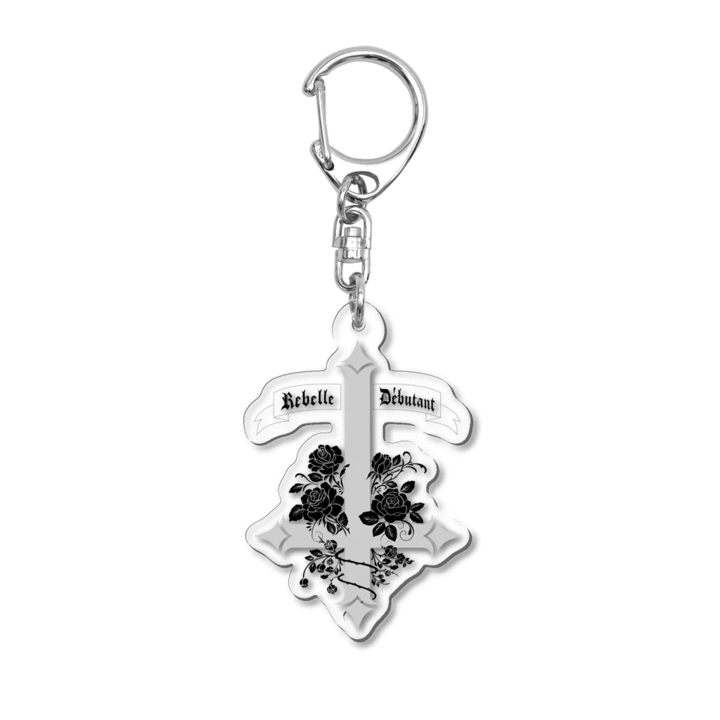 Rebelle DébutantのCroix inversée（淡色ver）アクセサリー Acrylic Key Chain