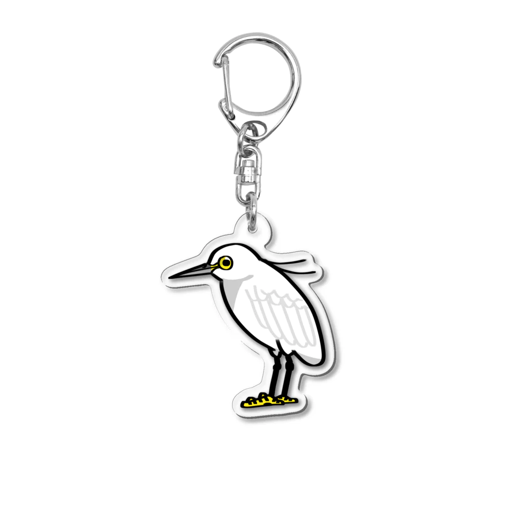 ゴイサギのおみせのコサギたん Acrylic Key Chain