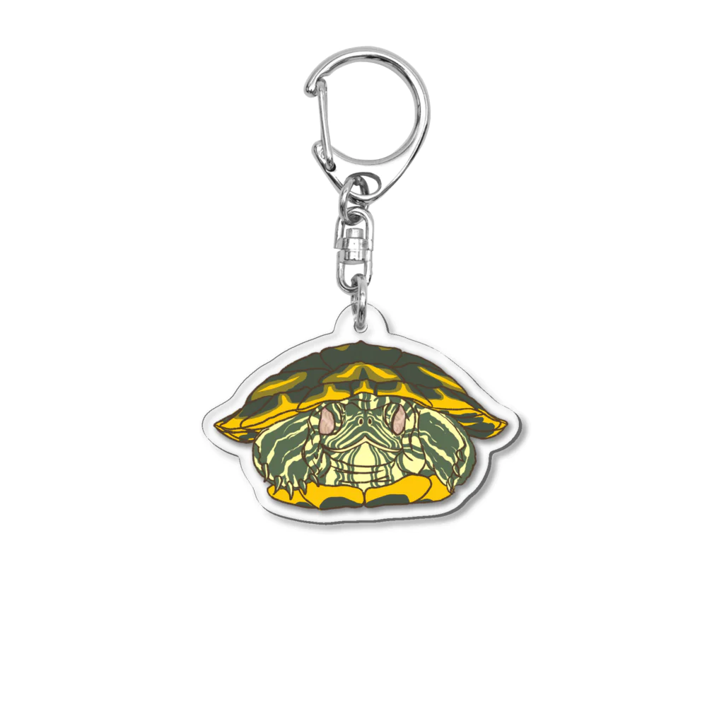 菊白晶ラボのネムネムガメ Acrylic Key Chain