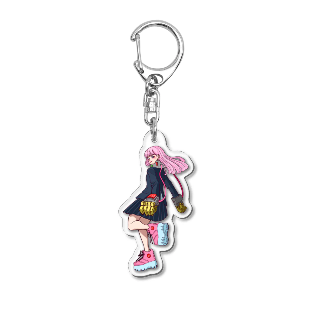 駄作の怪力っ子ちゃんアクリルキーホルダー Acrylic Key Chain