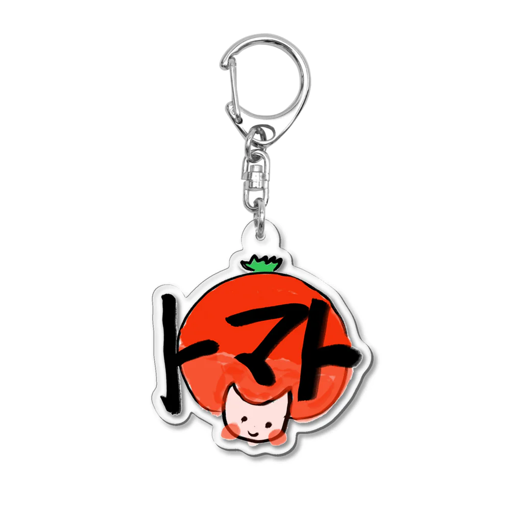 Sayuri Whip Shopのトマトちゃん Acrylic Key Chain