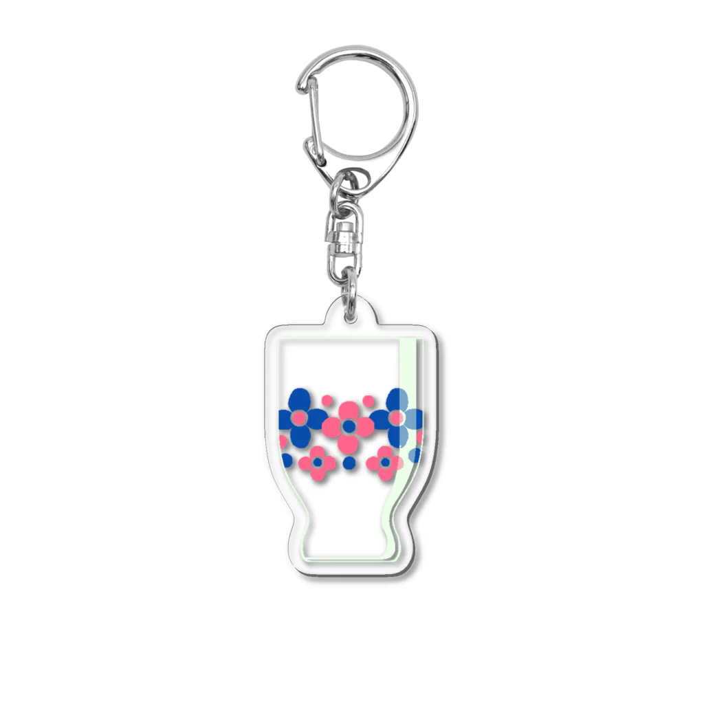 ちゃんがやのレトログラスc Acrylic Key Chain