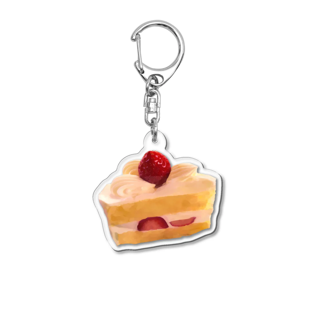 かりんとうのショートケーキ Acrylic Key Chain