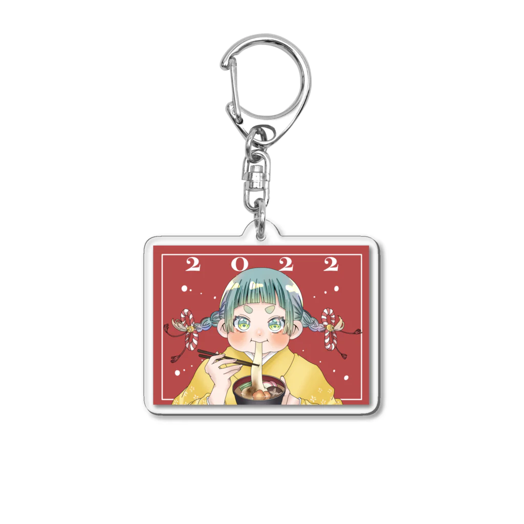 はと工房🕊️の2022謹賀新年はと Acrylic Key Chain