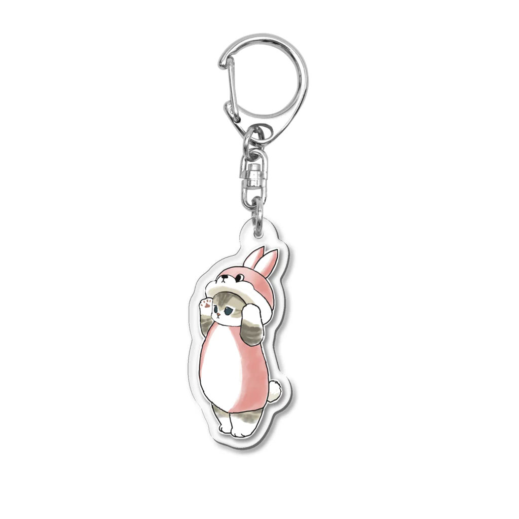 mofusandのねこかぶり（うさぎ） Acrylic Key Chain