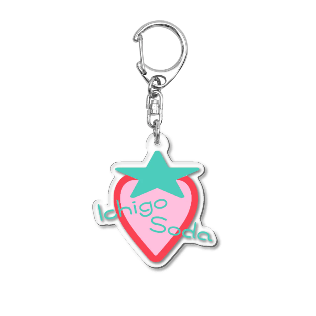 ラムネ屋のichigo soda Acrylic Key Chain