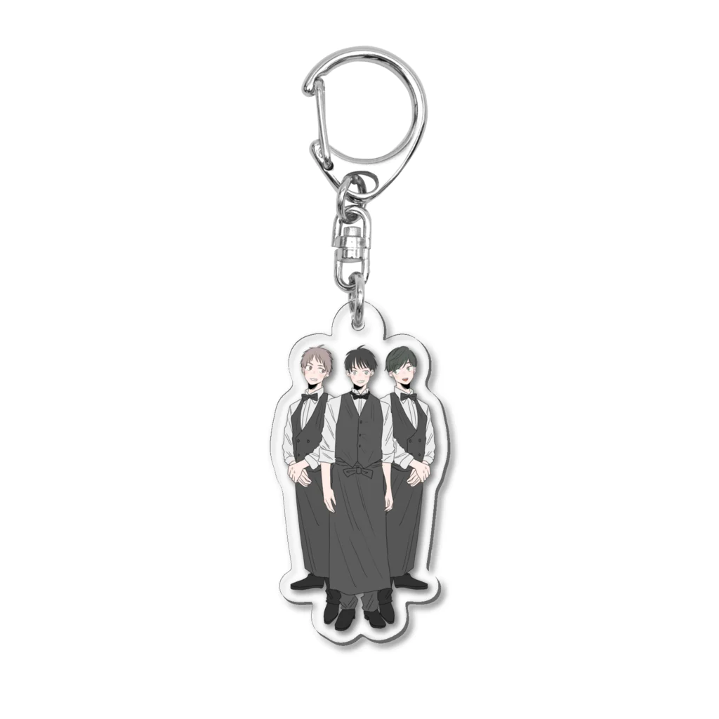 いくたはな🖋漫画家の学祭午前トリオ Acrylic Key Chain