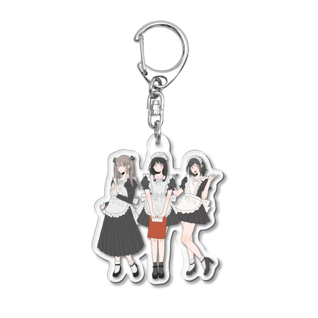 いくたはな🖋漫画家の学祭午後トリオ Acrylic Key Chain