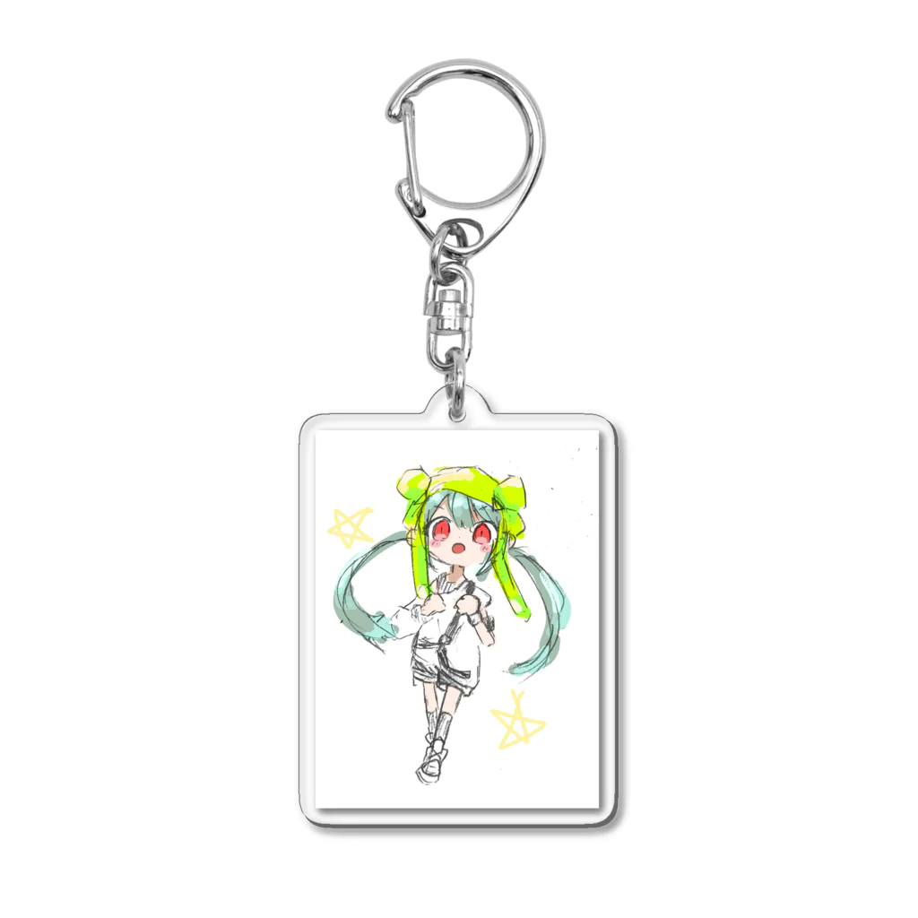 ボーダーラインのあめちゃん Acrylic Key Chain