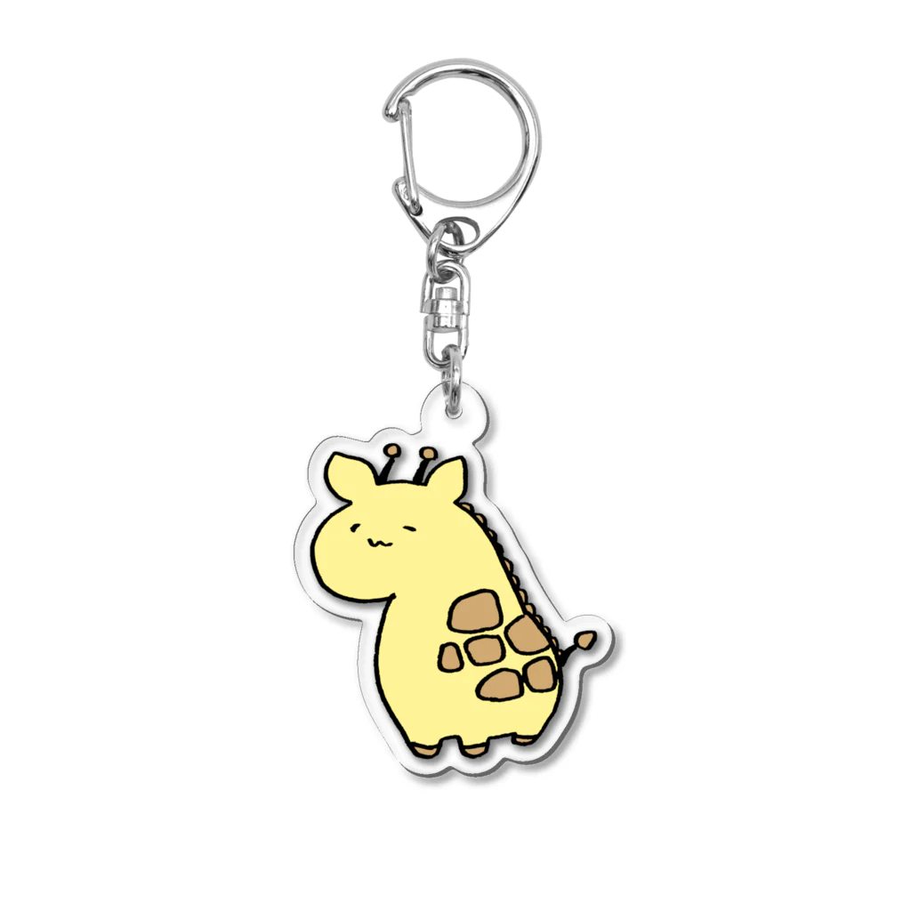 かわいそうなしまうまやさんのなさけないきりんアクキー Acrylic Key Chain