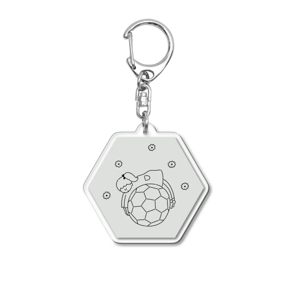 st_drop_laboratoryのst drop lab. フラーレン Acrylic Key Chain