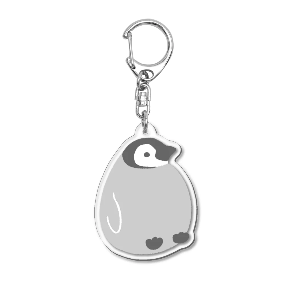 きゅう🐧イラストレーターのコウテイペンギンのヒナ Acrylic Key Chain