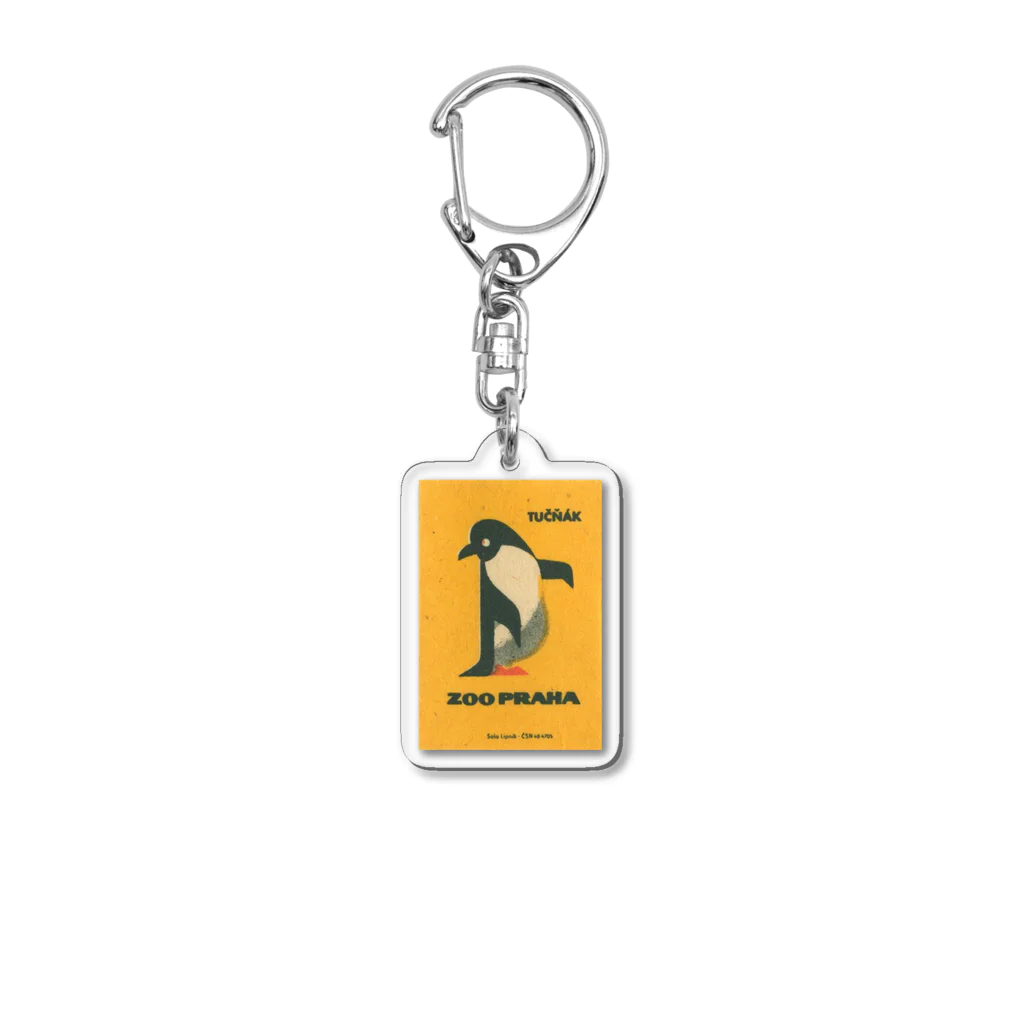 YS VINTAGE WORKSのチェコ・プラハ動物園　ペンギン　 Acrylic Key Chain