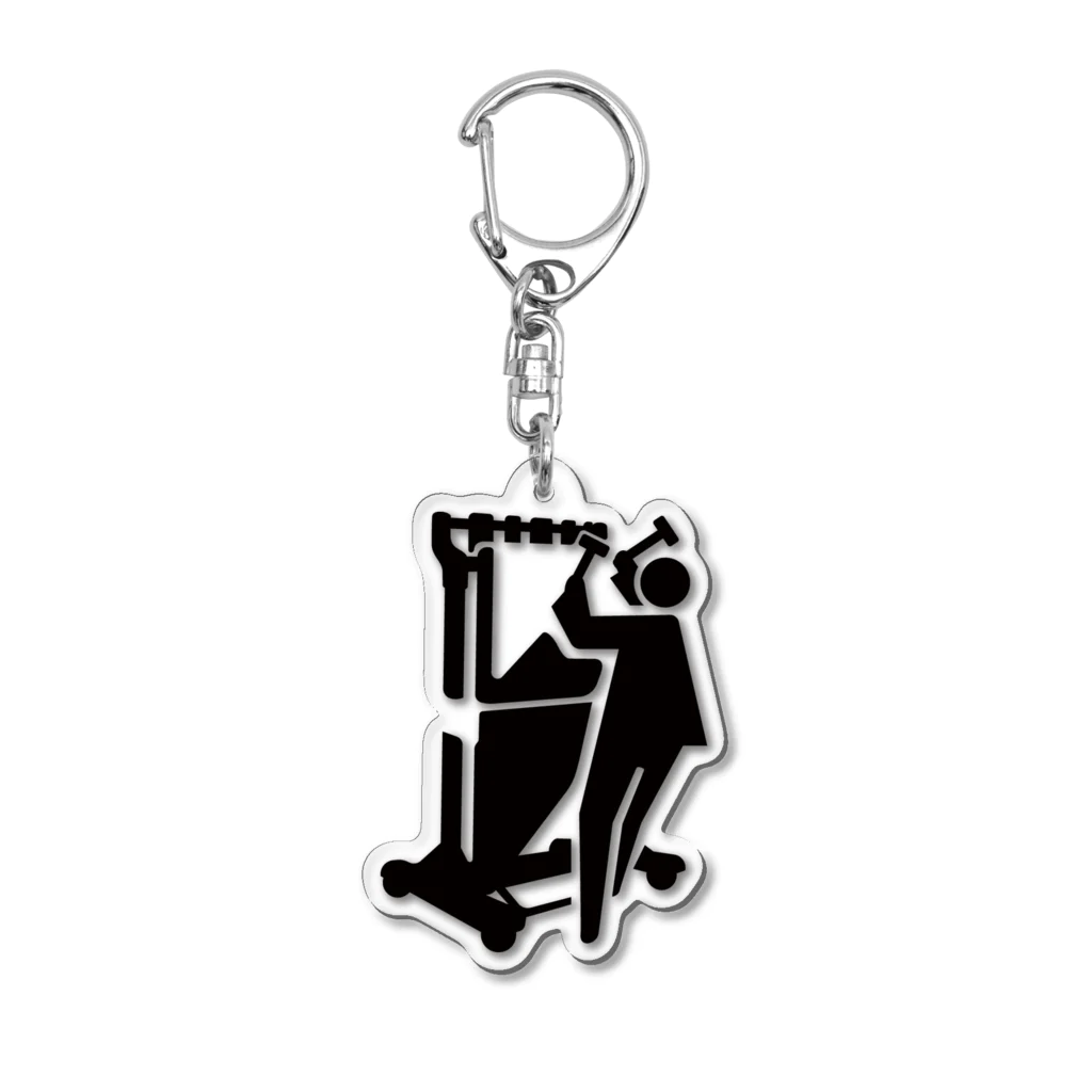 きゃめのチャイム演奏ピクトさん Acrylic Key Chain