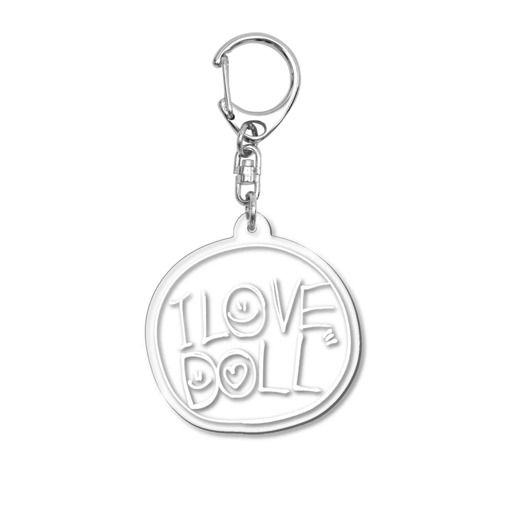 天琉-ﾃﾙ-❄️️🎨のILOVE DOLL. Acrylic Key Chain