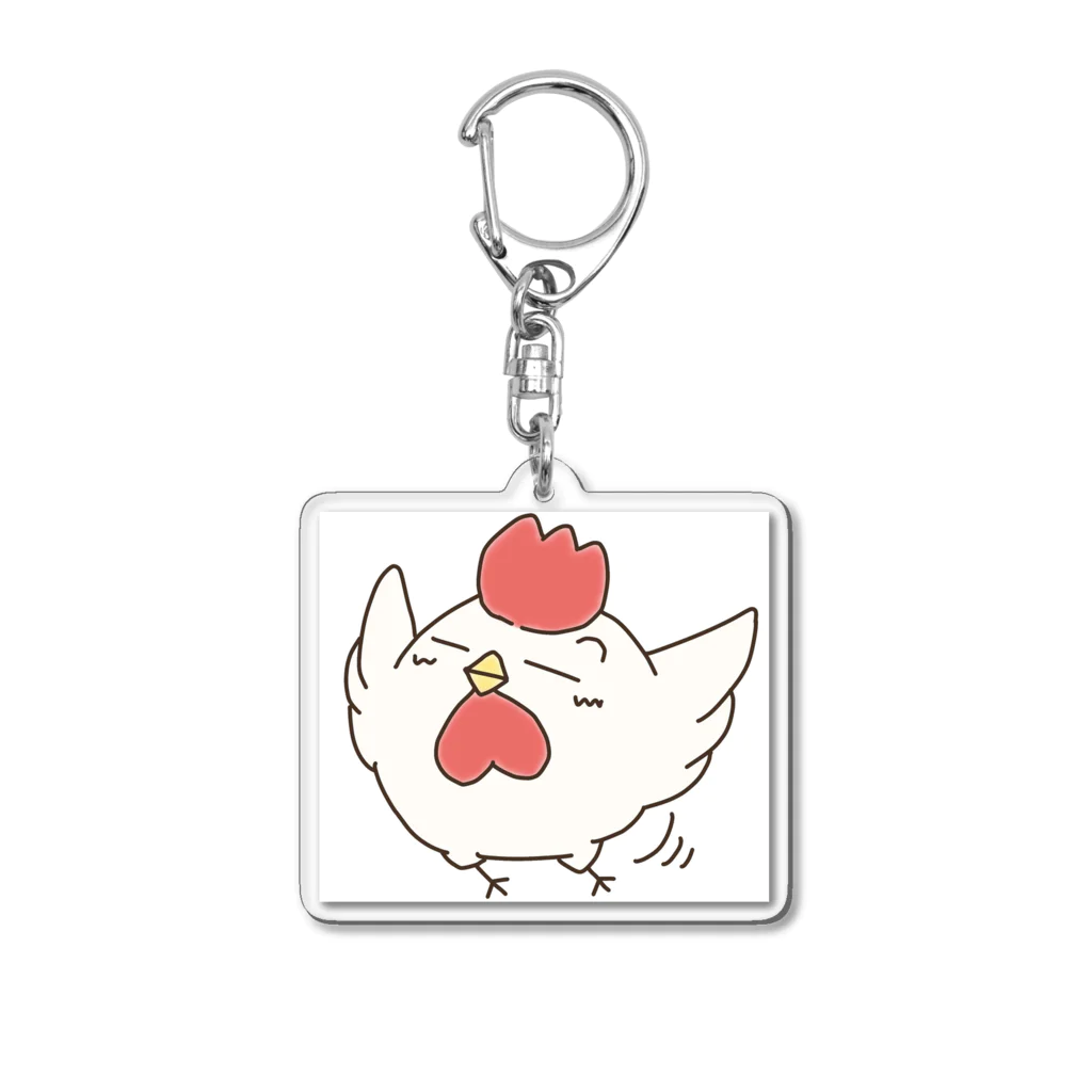 はつき☆のコケグッズショップの空飛ぶ(つもり)のコケ Acrylic Key Chain