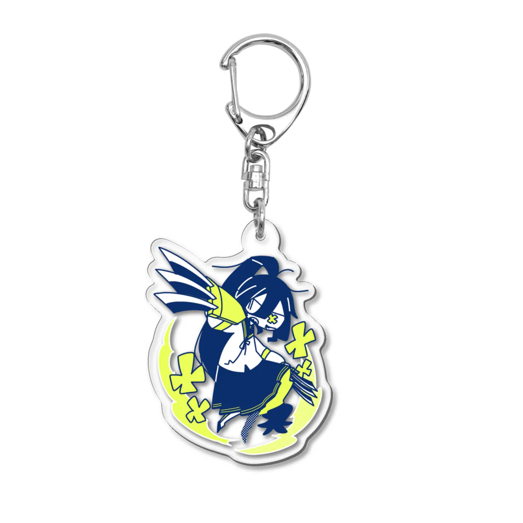 わくわく表現実験場のホウキさん Acrylic Key Chain