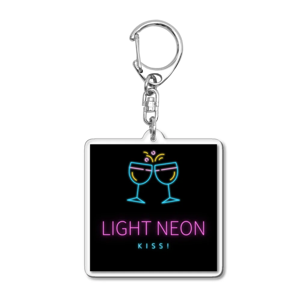 PixiySmileのPixiySmile LIGHT NEON KISS! Acrylic Key Chain