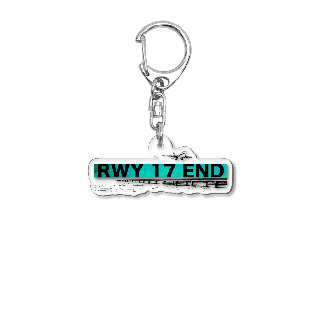 RuuShopの宮古島　17ENDデザイン Acrylic Key Chain