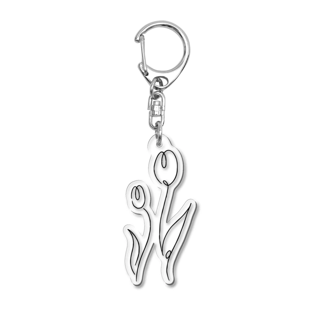 vivaceのチューリップ Acrylic Key Chain