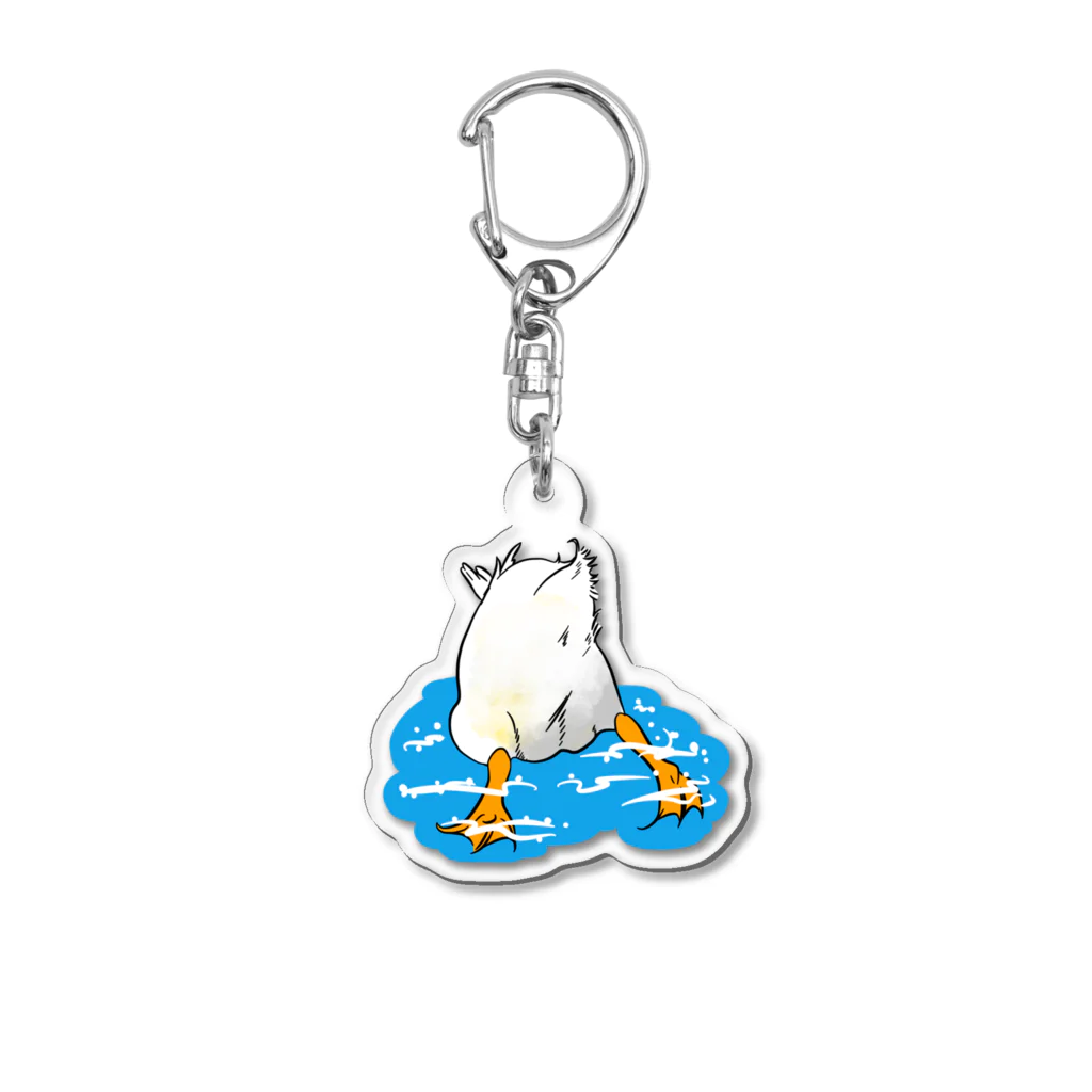 ゆるゆる堂のお尻アヒル Acrylic Key Chain