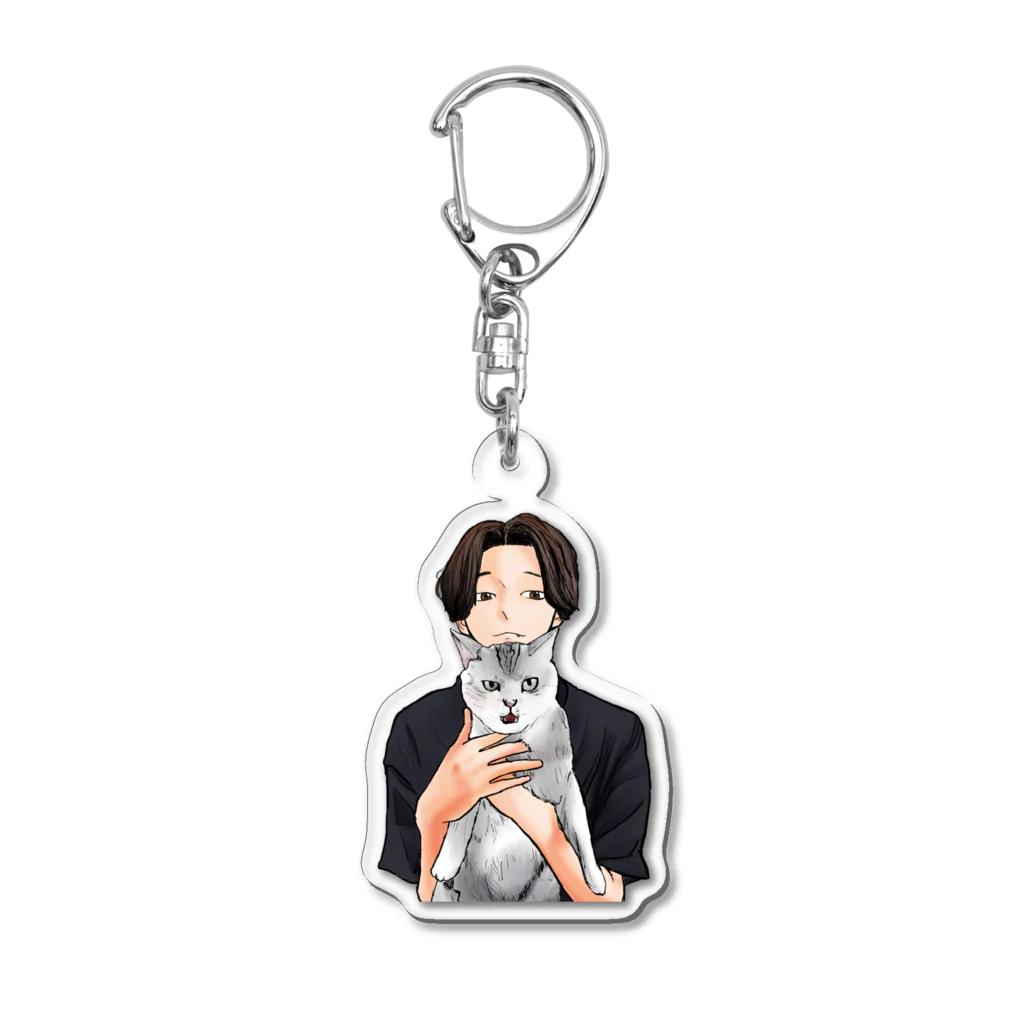 かんさん🐈のかんさんストラップ Acrylic Key Chain