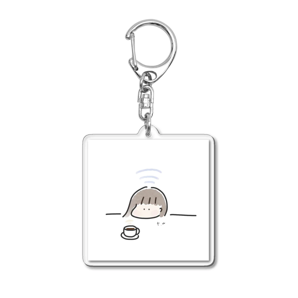 ながいくみこののんびりいこうよ Acrylic Key Chain