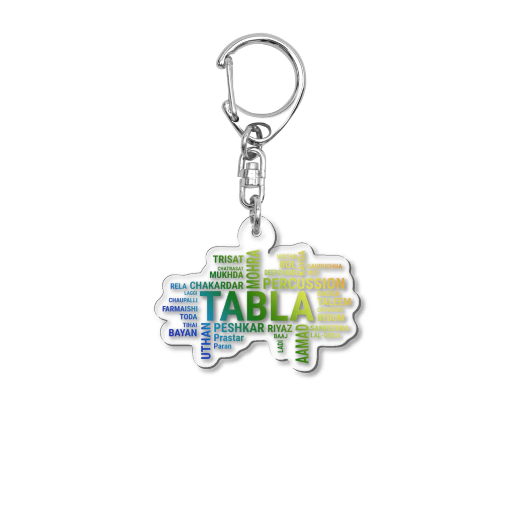 Soul Of RythmsのTabla Phrases Acrylic Key Chain