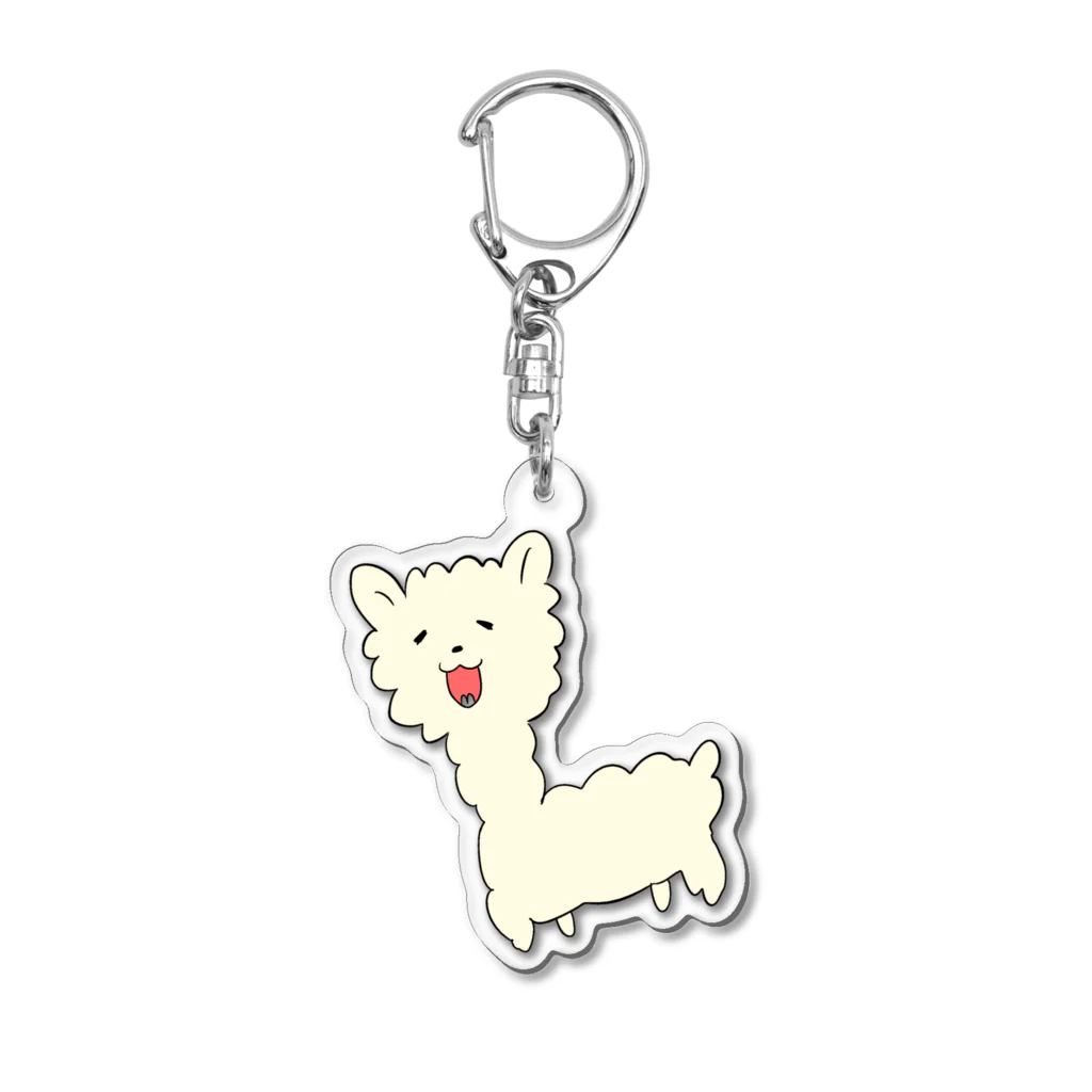 ヤキトリハウスのシロパカ Acrylic Key Chain