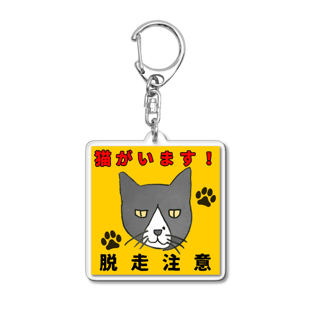 しゃけちゃんストアのキトさん Acrylic Key Chain