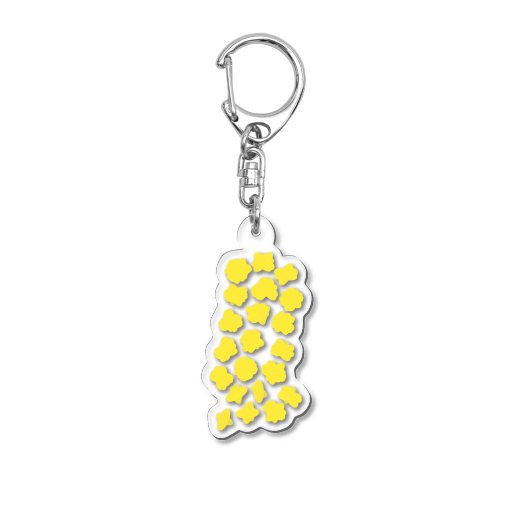 CHIAKIX SHOPの黄色い花 Acrylic Key Chain