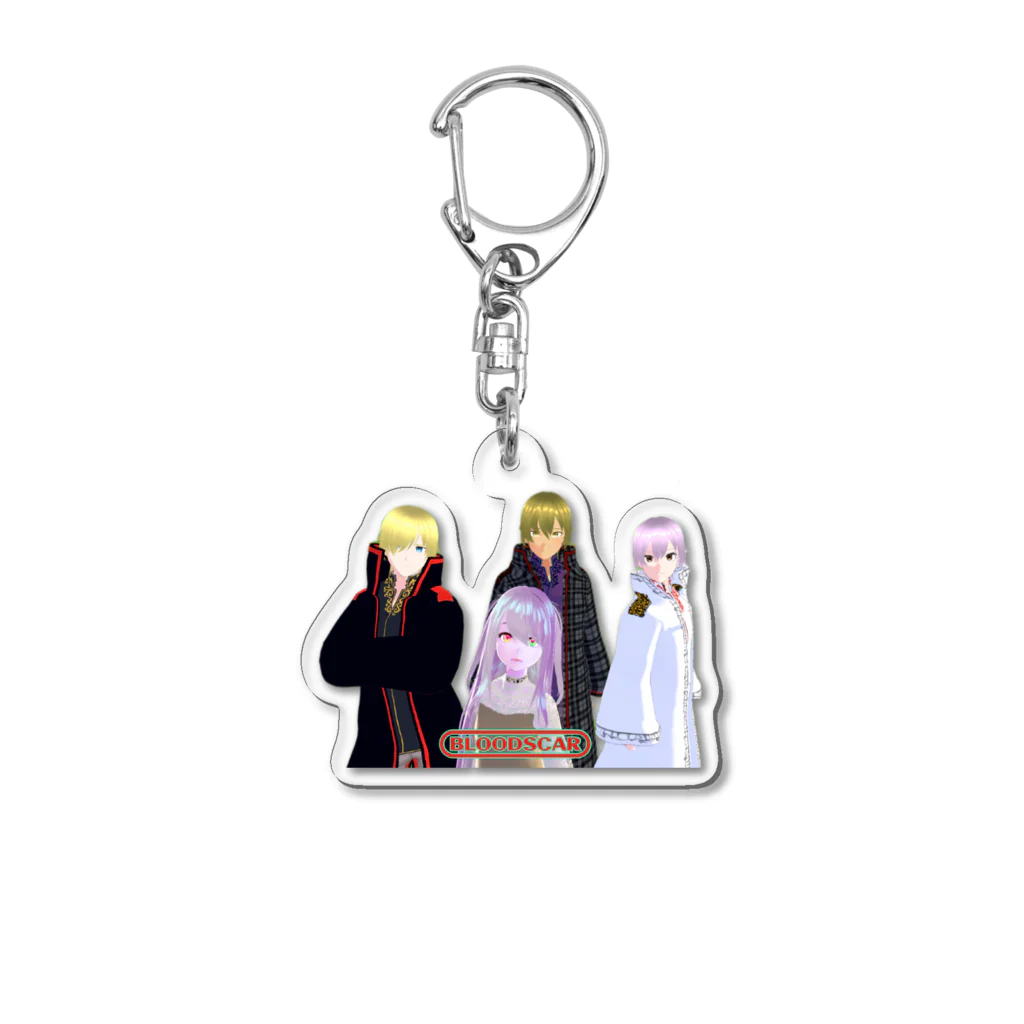 蒼くて黝々しい ( くろみん )のBLOODSCARアクキー Acrylic Key Chain