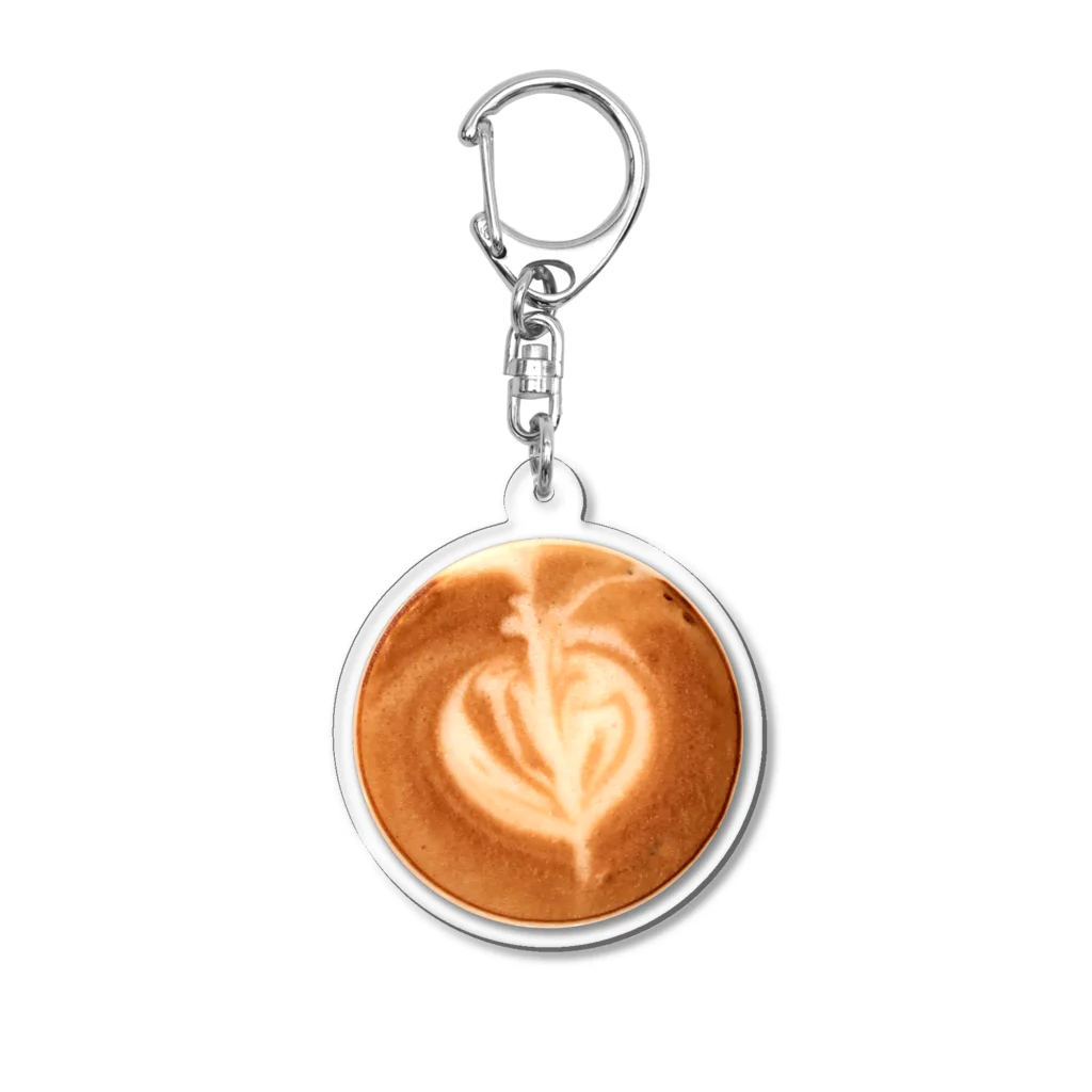 鰻ぬの本日のカプチーノ Acrylic Key Chain