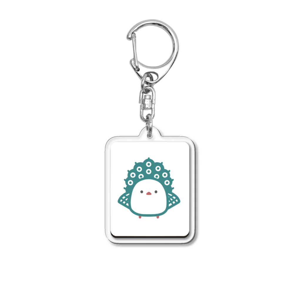 ゆるもたやの【麻雀牌シリーズ】ISOちゃん Acrylic Key Chain