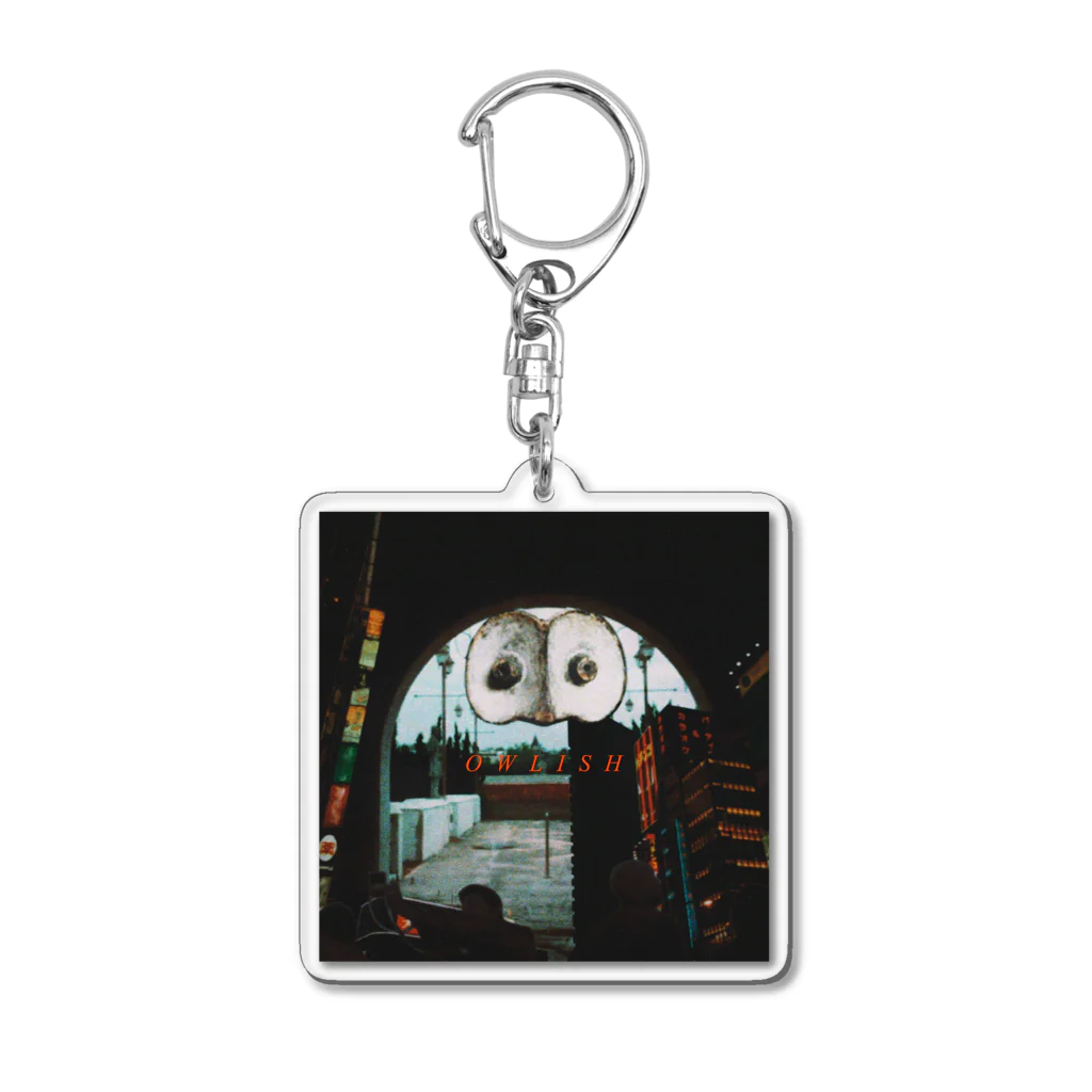 offtonのOWLISH Acrylic Key Chain