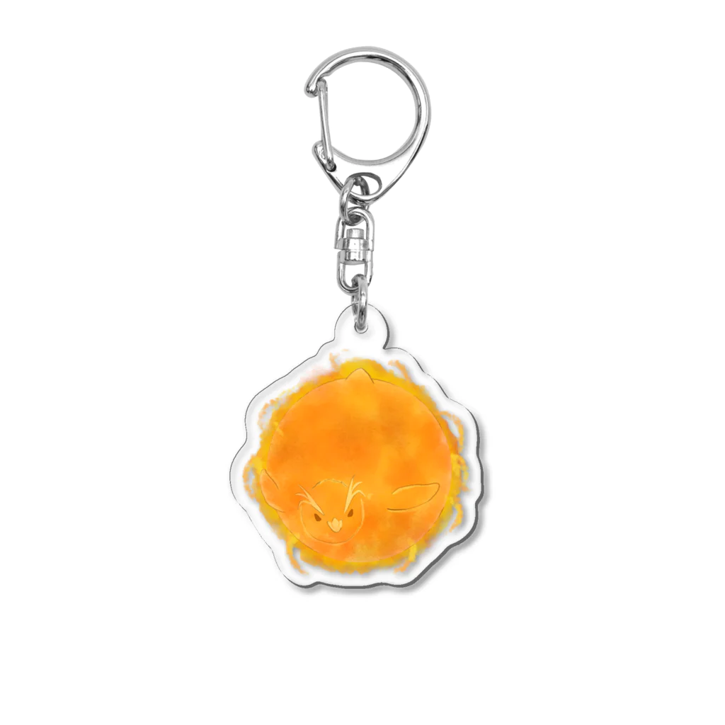 びすびの太陽ぺんぺん Acrylic Key Chain