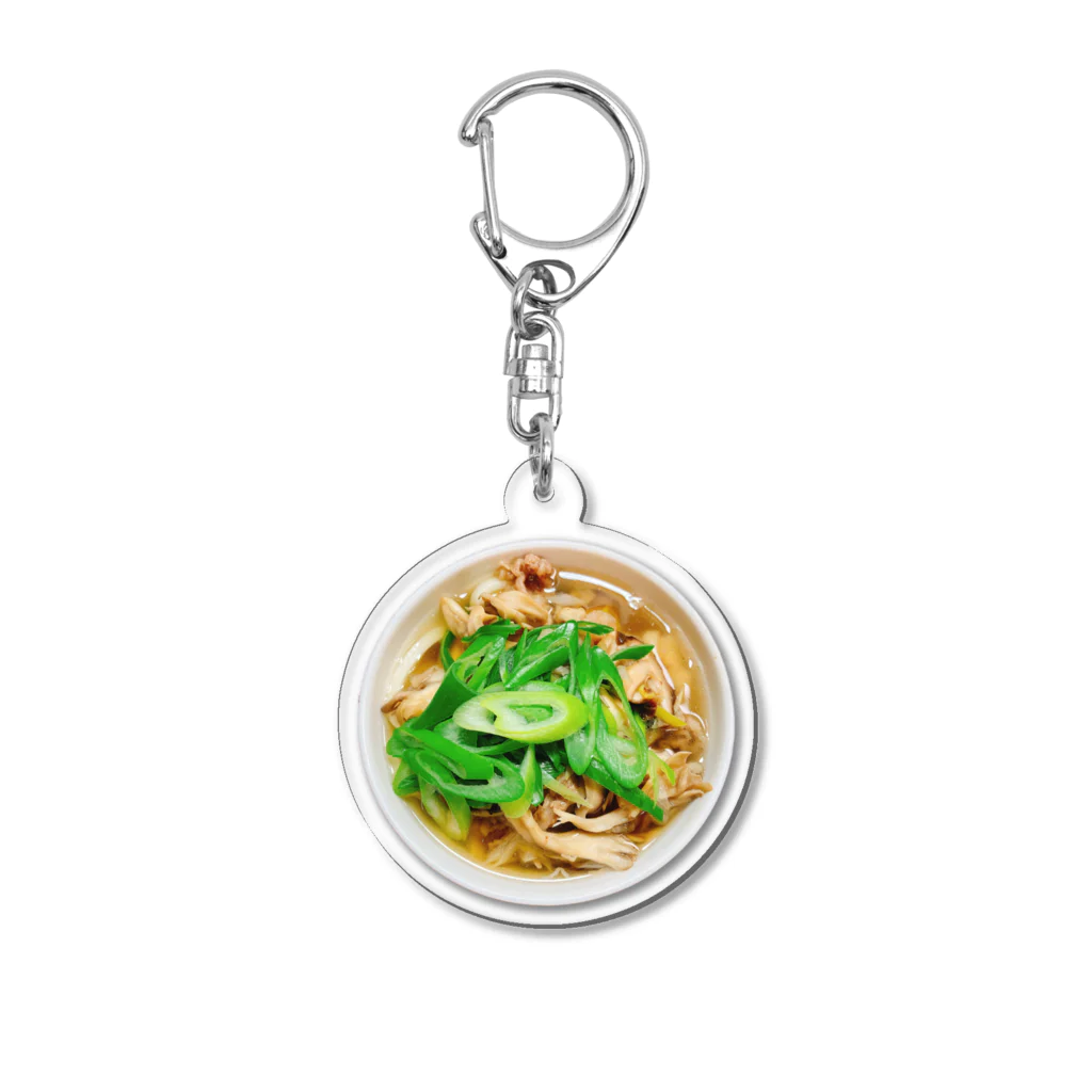 ぺたちきの肉うどん Acrylic Key Chain