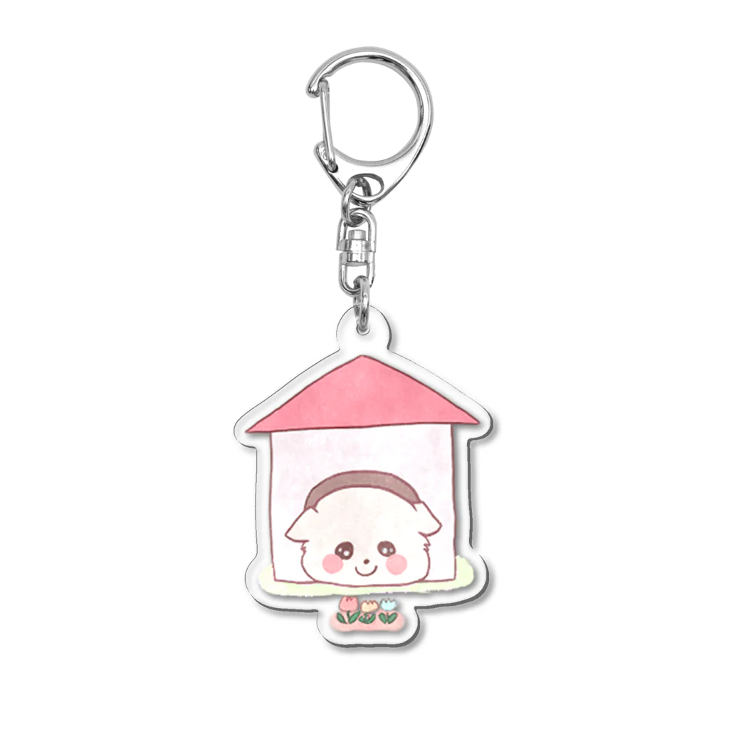 まろちゃんのまったり Acrylic Key Chain