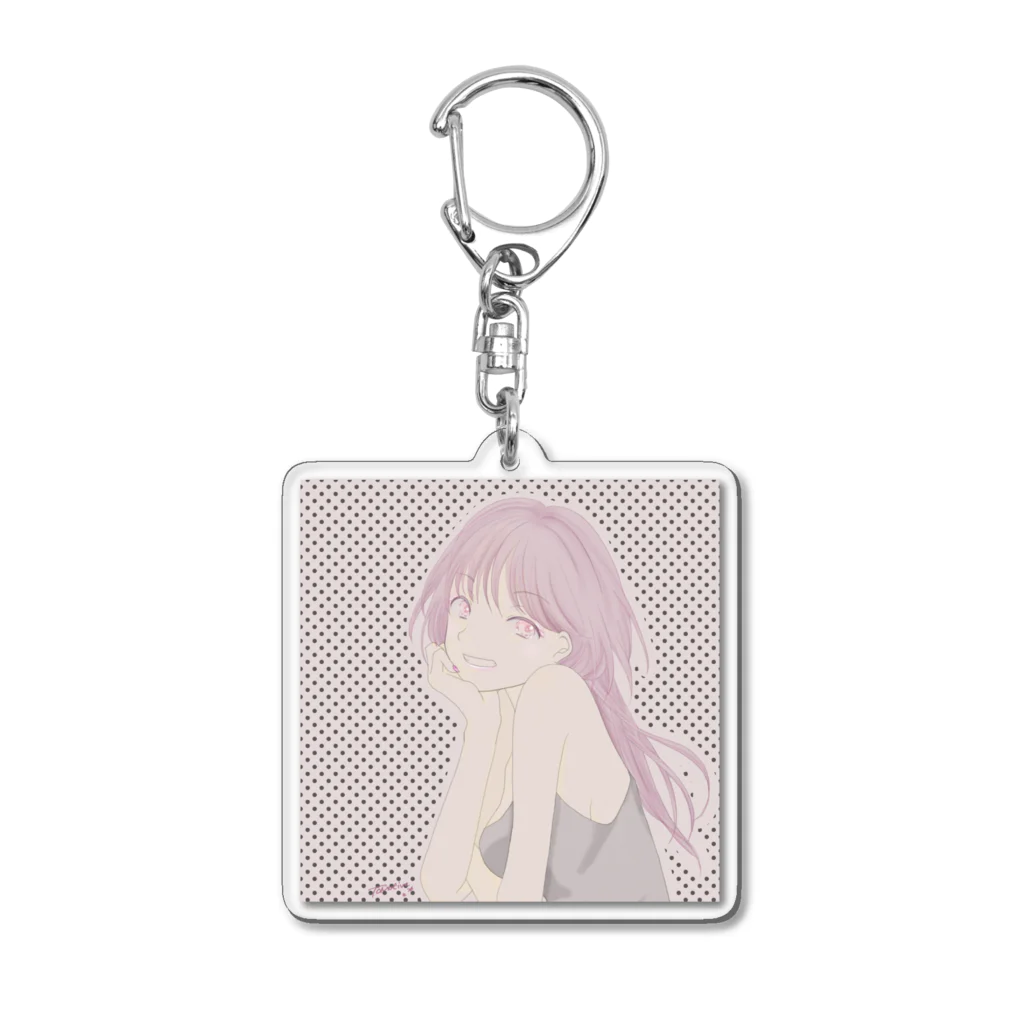 tomotiveのPinkgirl Acrylic Key Chain