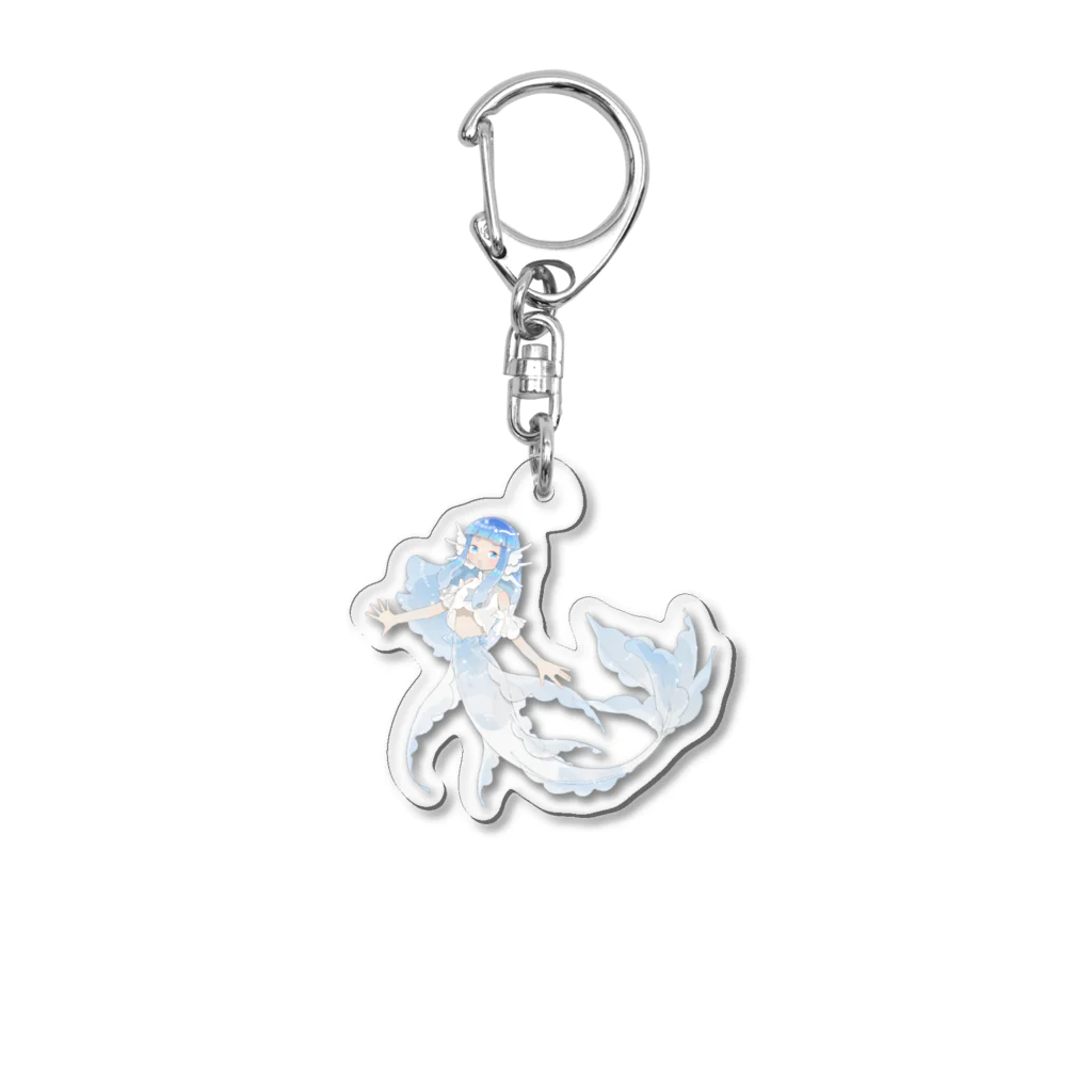 星花研究所の水ちゃんのグッズ Acrylic Key Chain