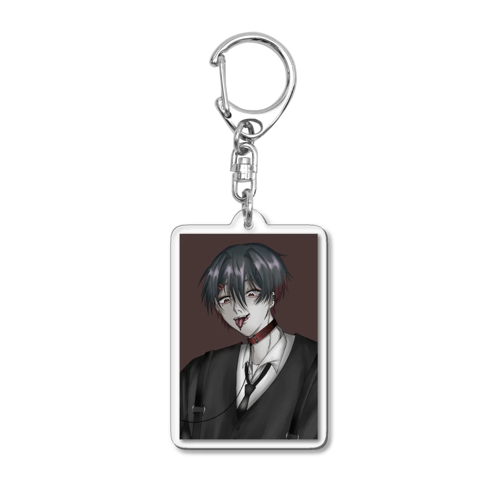 Fuwakunn__の首輪に繋がれて Acrylic Key Chain