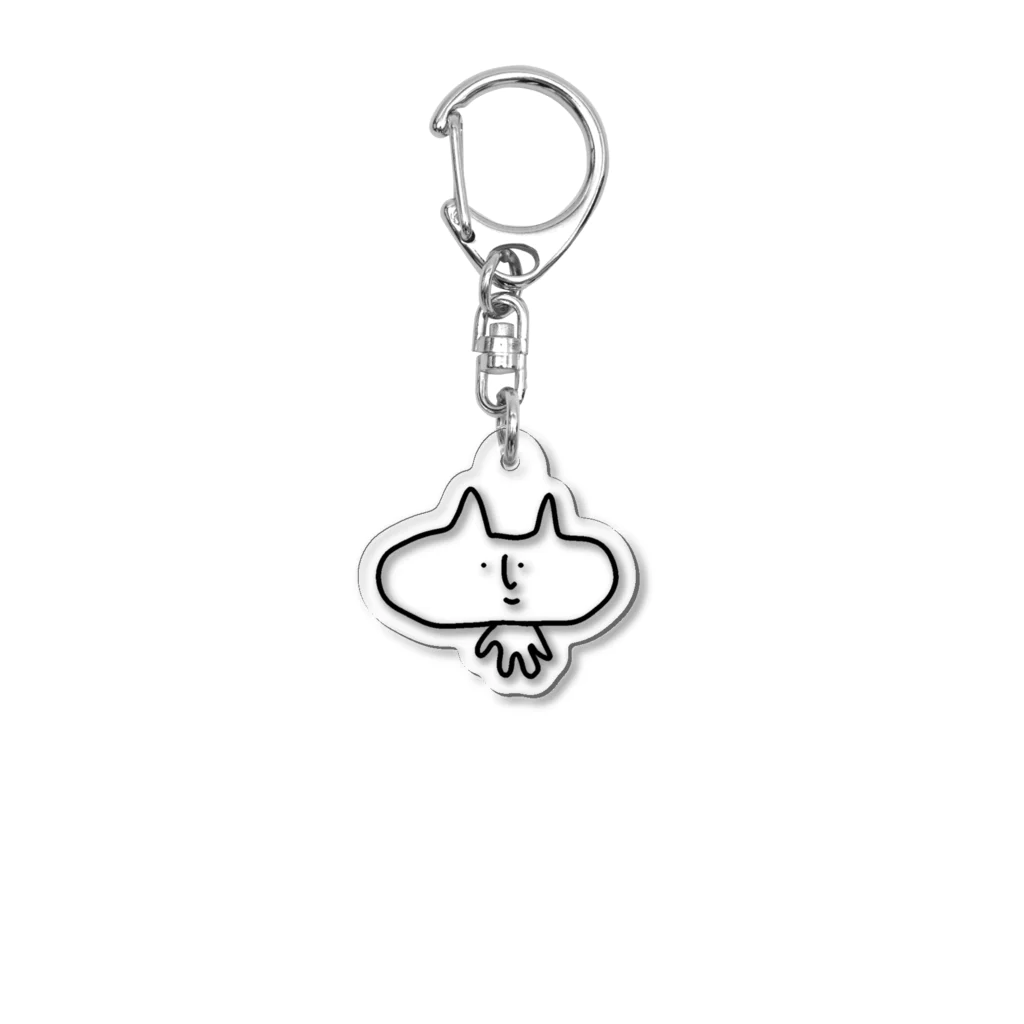 バナナ畑の二足歩行ねこ Acrylic Key Chain