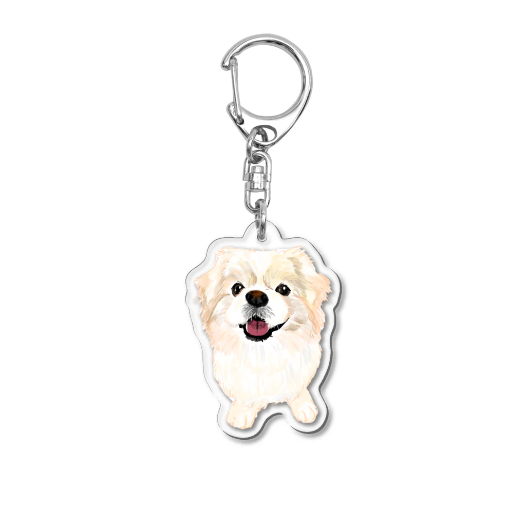 hanapecha_wannyanのポメペキちゃん Acrylic Key Chain