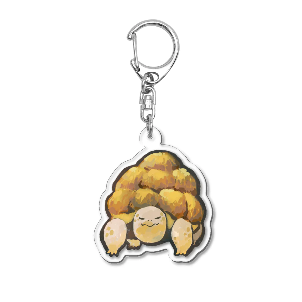 カメまる子🐢のギリ太くん(ノーマルvr) Acrylic Key Chain