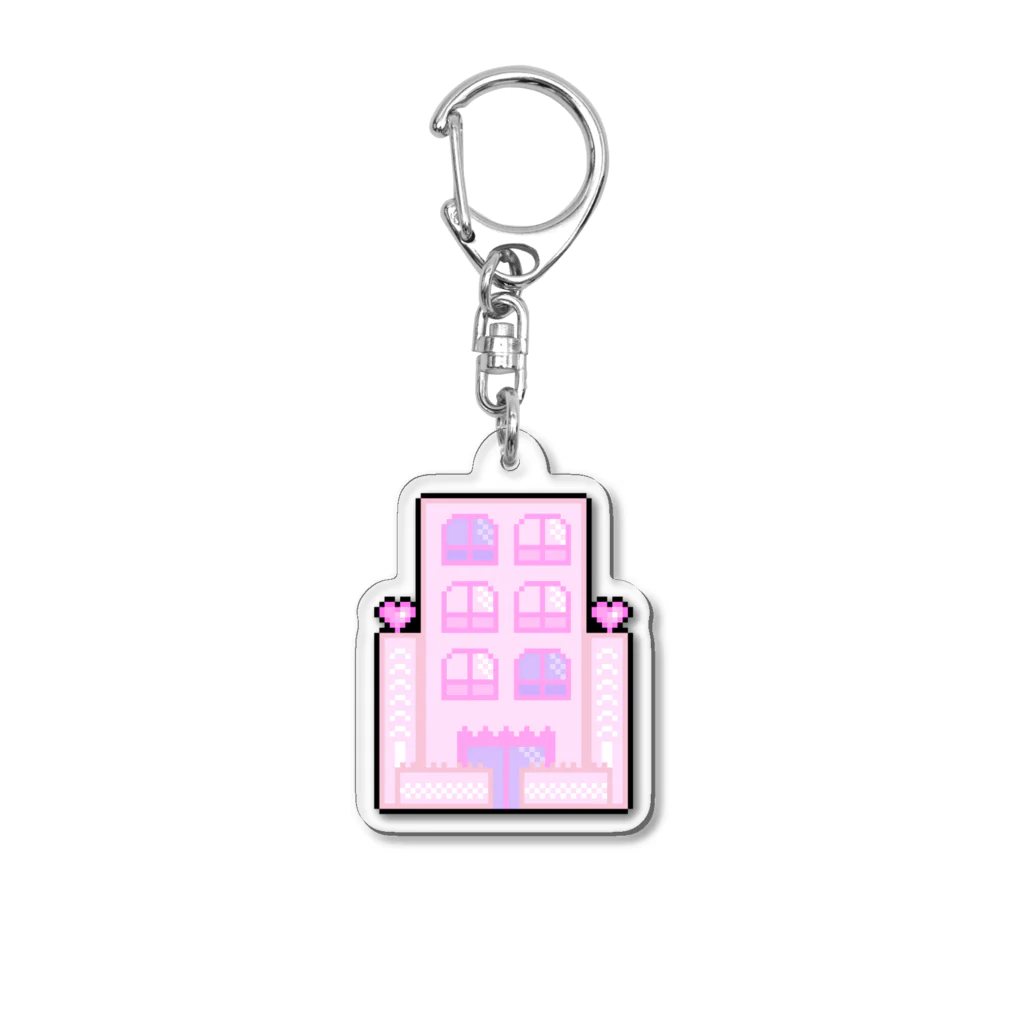 ハクのらぶHotel Acrylic Key Chain