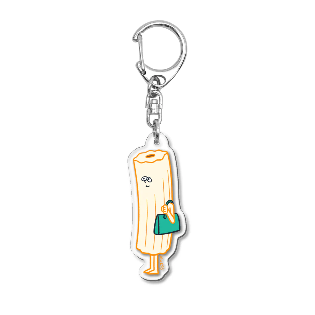 なかねありさのかばん持ってるちくわぶ Acrylic Key Chain