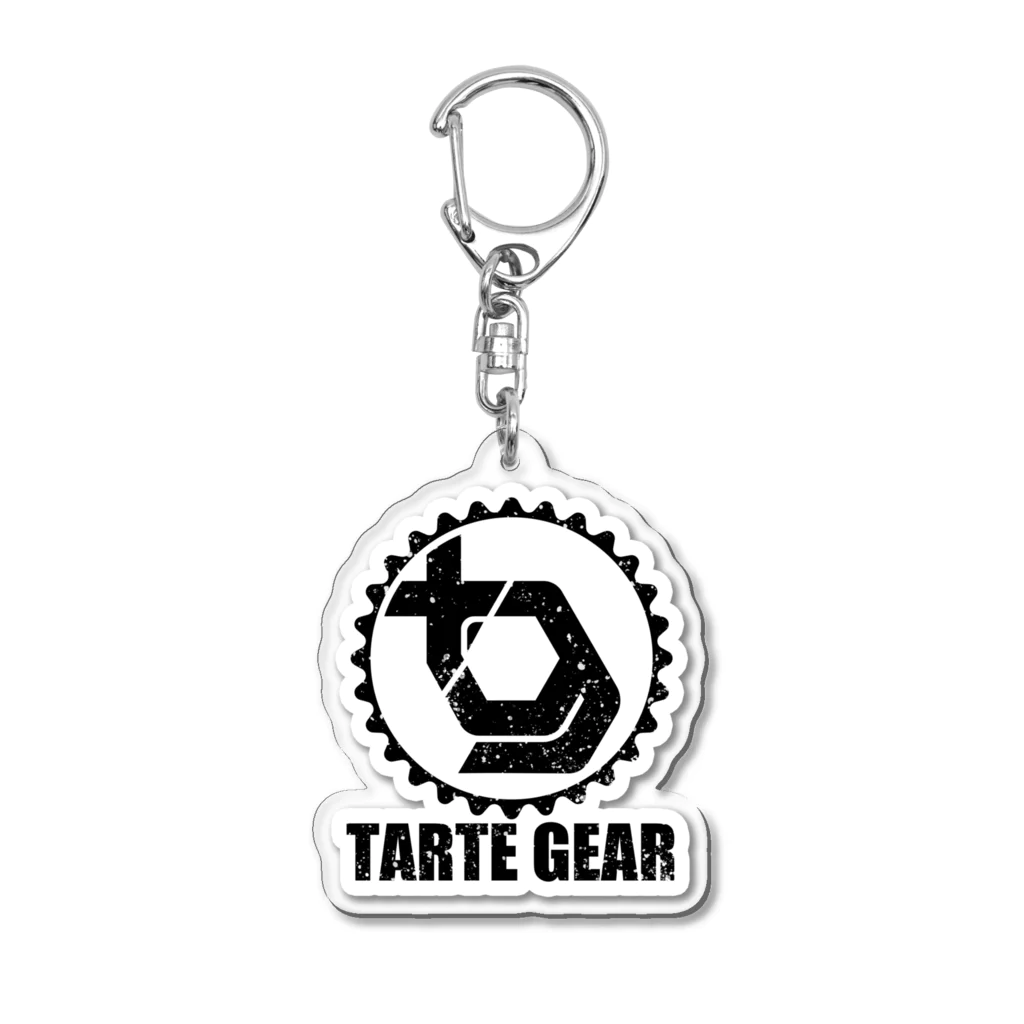 Taku’s ShopのTARTE GEAR WHITE/白 Acrylic Key Chain