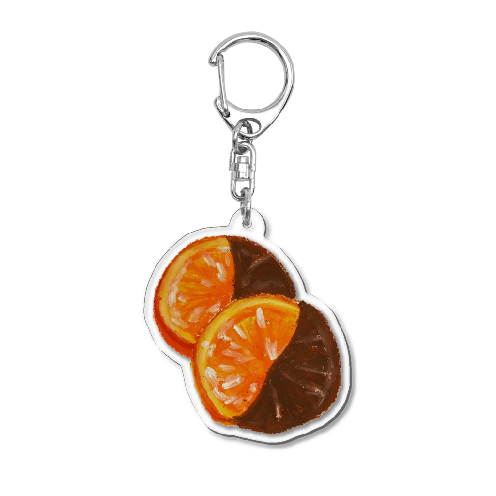 In the Sun storeのオレンジチョコレート Acrylic Key Chain